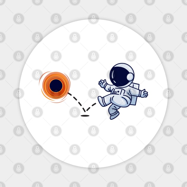 Astronaut plays Blackhole Soccer Magnet by firstsapling@gmail.com